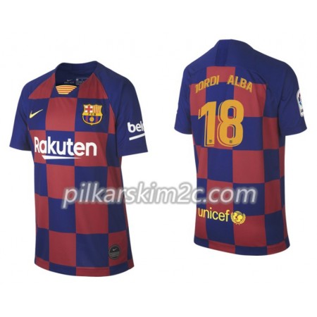 Koszulka FC Barcelona Jordi Alba 18 Główna 2019-2020 - Koszulki Piłkarskie